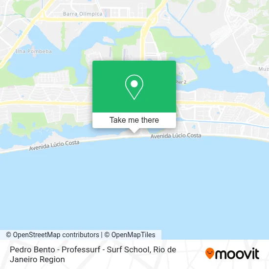 Pedro Bento - Professurf - Surf School map