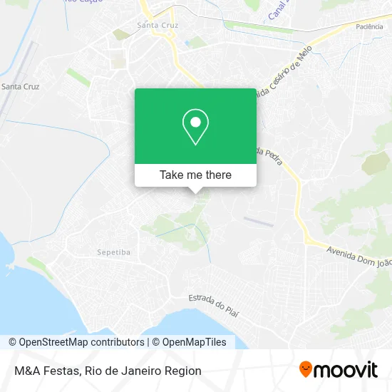 M&A Festas map