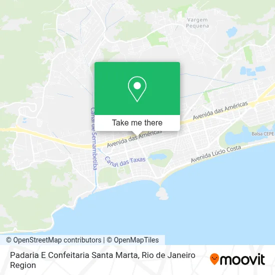 Padaria E Confeitaria Santa Marta map