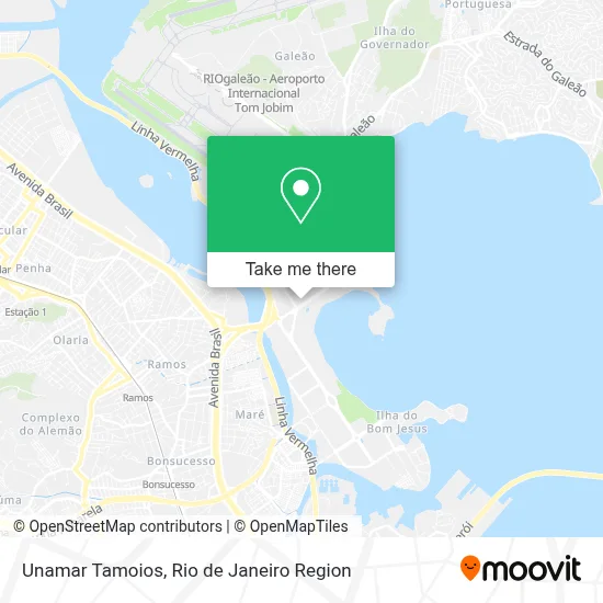 Unamar Tamoios map