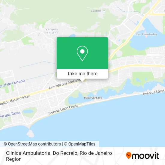 Clinica Ambulatorial Do Recreio map