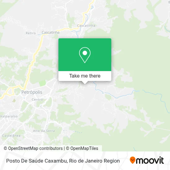 Posto De Saúde Caxambu map