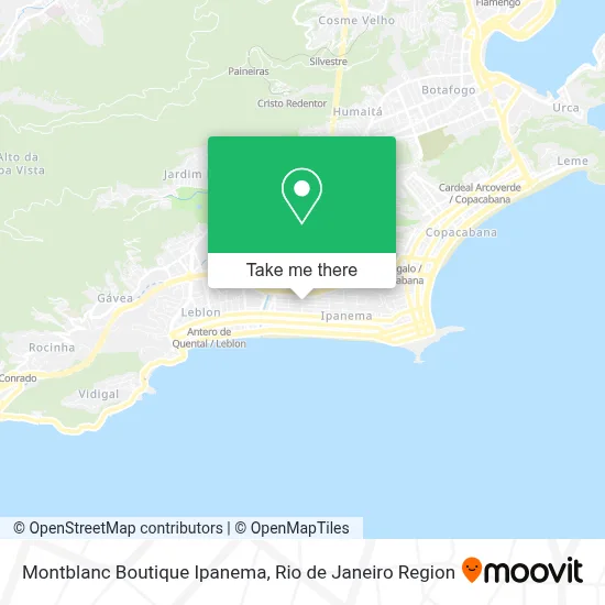 Montblanc Boutique Ipanema map