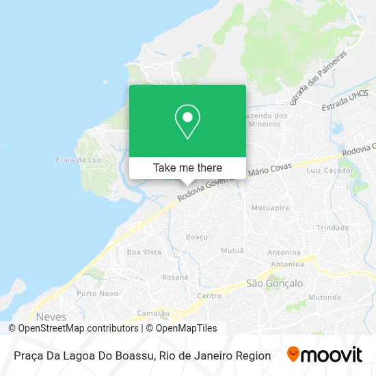 Praça Da Lagoa Do Boassu map
