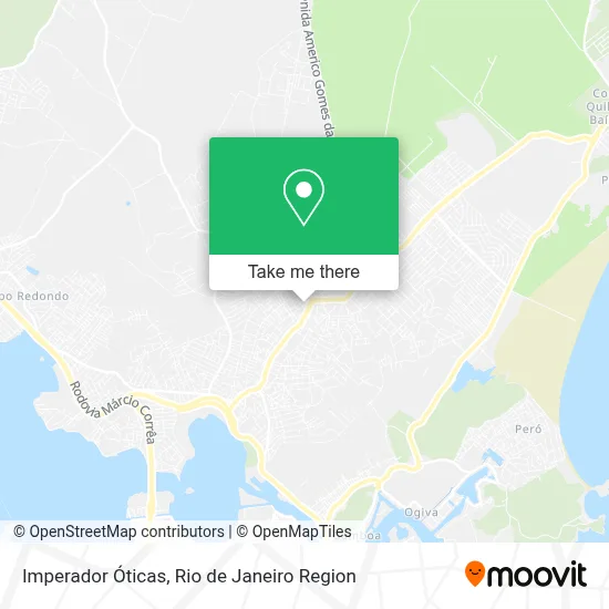 Imperador Óticas map