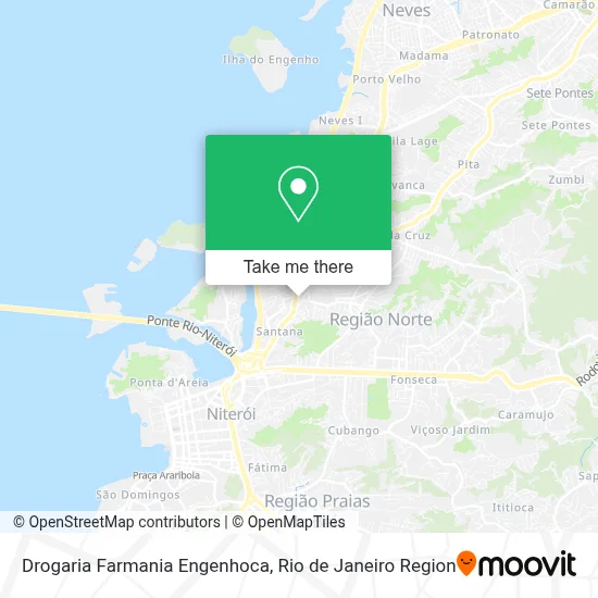 Drogaria Farmania Engenhoca map