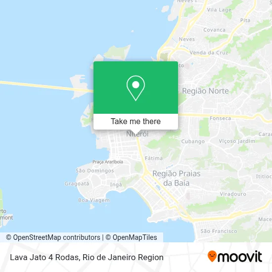 Lava Jato 4 Rodas map