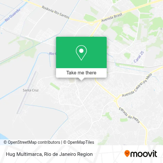 Hug Multimarca map
