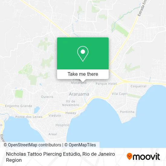 Nicholas Tattoo Piercing Estúdio map