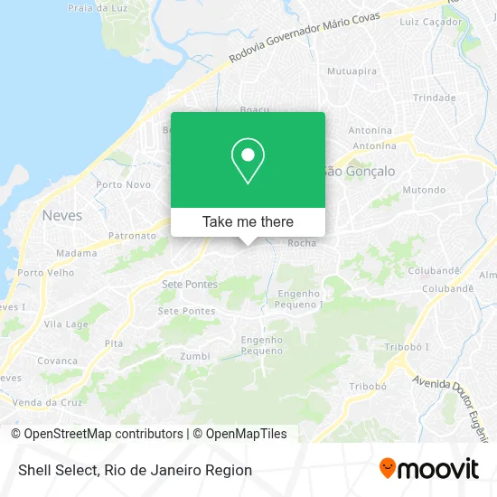 Shell Select map