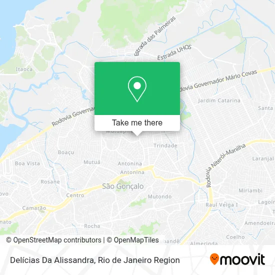Delícias Da Alissandra map