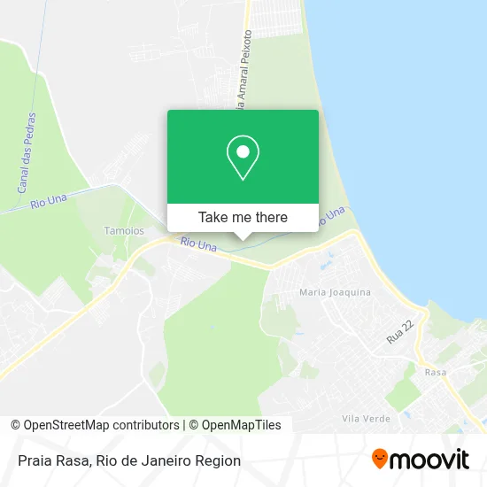 Praia Rasa map