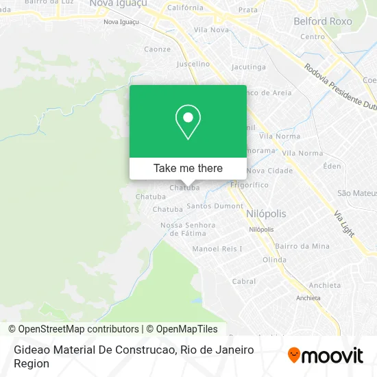 Gideao Material De Construcao map