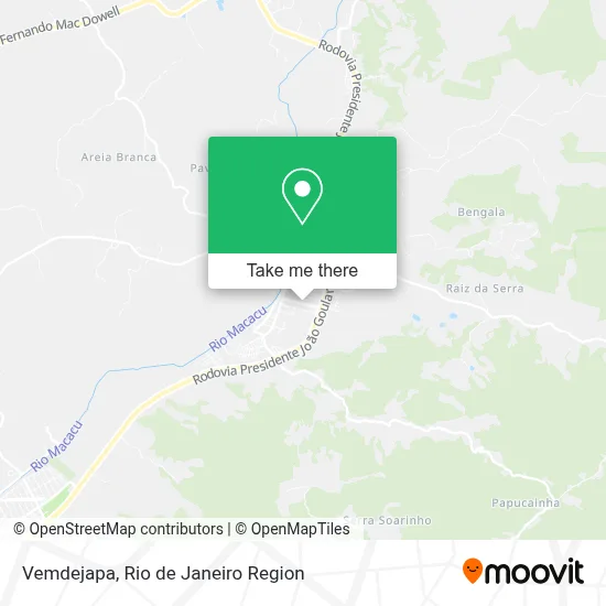 Vemdejapa map