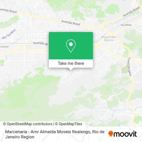 Marcenaria - Amr Almeida Moveis Realengo map