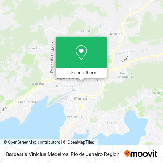 Barbearia Vinicius Medeiros map