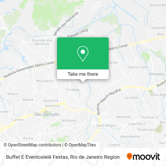 Buffet E Eventoslelê Festas map