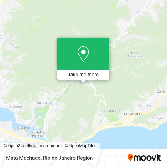 Mata Machado map