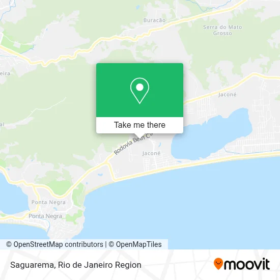 Saguarema map