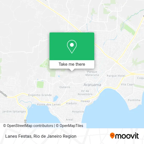 Lanes Festas map
