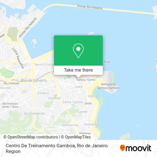 Centro De Treinamento Gamboa map