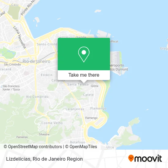 Lizdelícias map