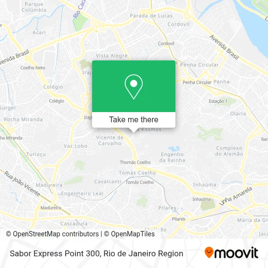Sabor Express Point 300 map