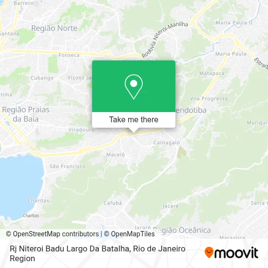 Rj Niteroi Badu Largo Da Batalha map