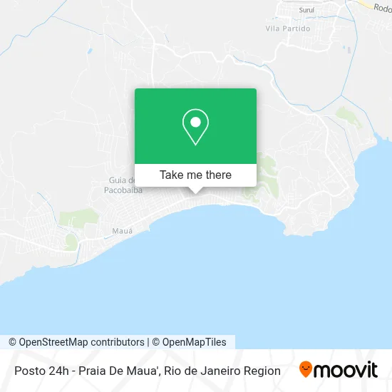 Posto 24h - Praia De Maua' map