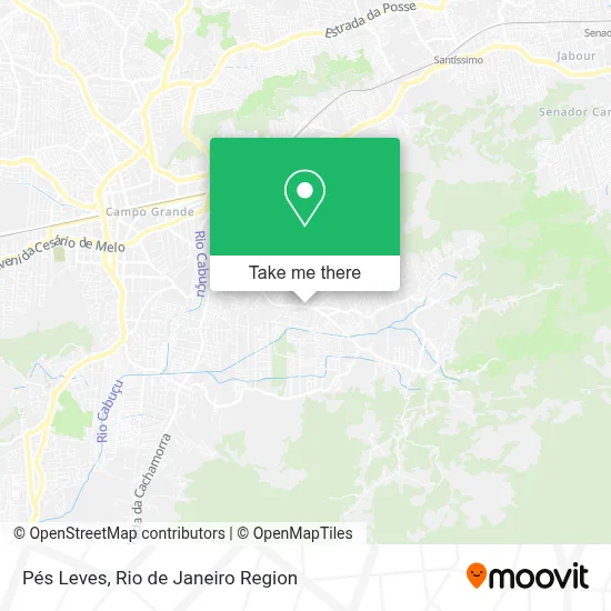 Pés Leves map
