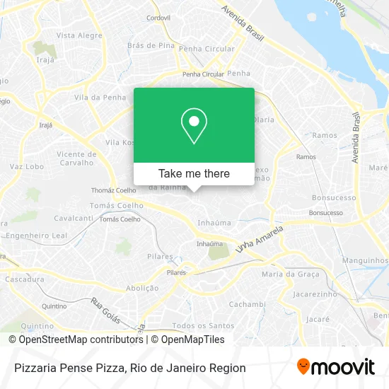 Pizzaria Pense Pizza map