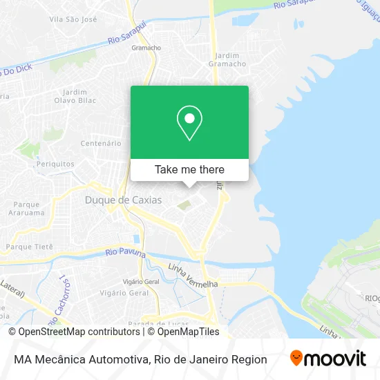 MA Mecânica Automotiva map