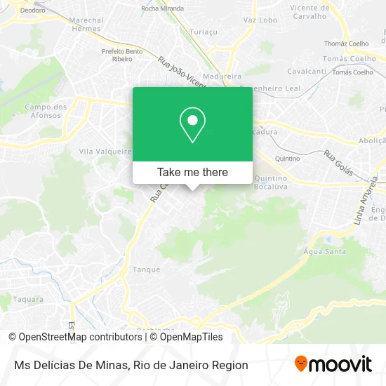 Ms Delícias De Minas map