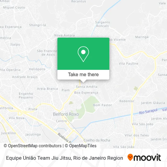 Equipe União Team Jiu Jitsu map