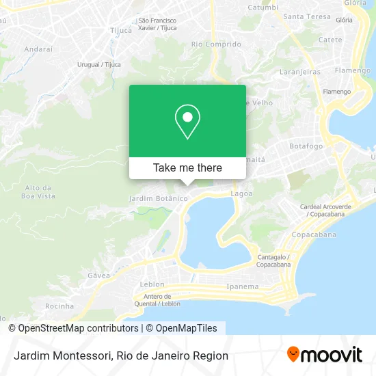 Jardim Montessori map