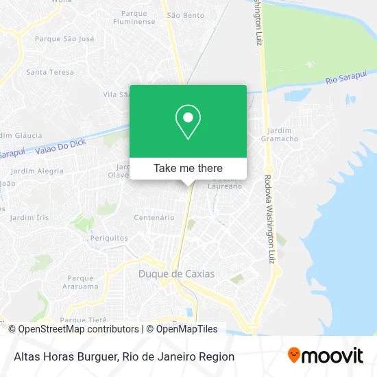 Altas Horas Burguer map