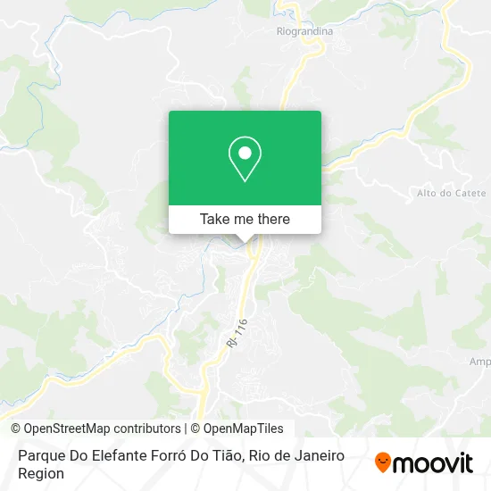 Parque Do Elefante Forró Do Tião map