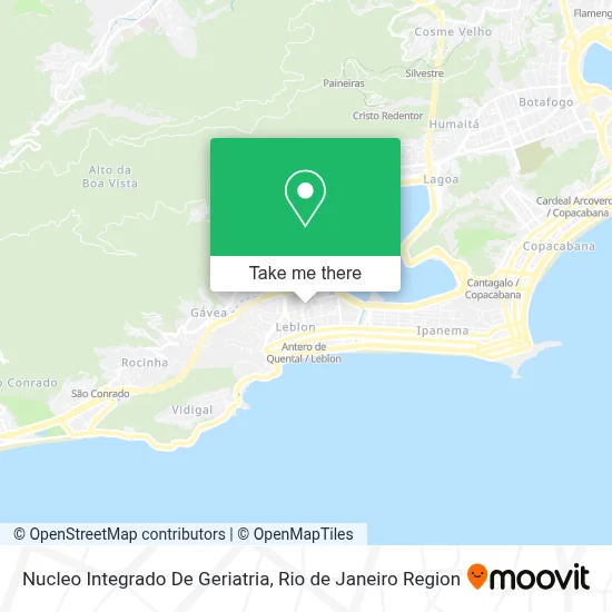 Nucleo Integrado De Geriatria map