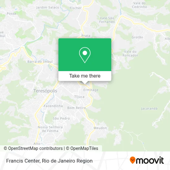 Francis Center map
