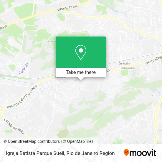 Igreja Batista Parque Sueli map
