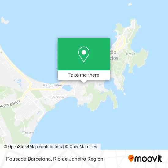 Pousada Barcelona map
