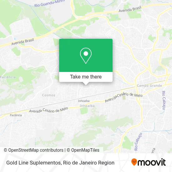 Gold Line Suplementos map