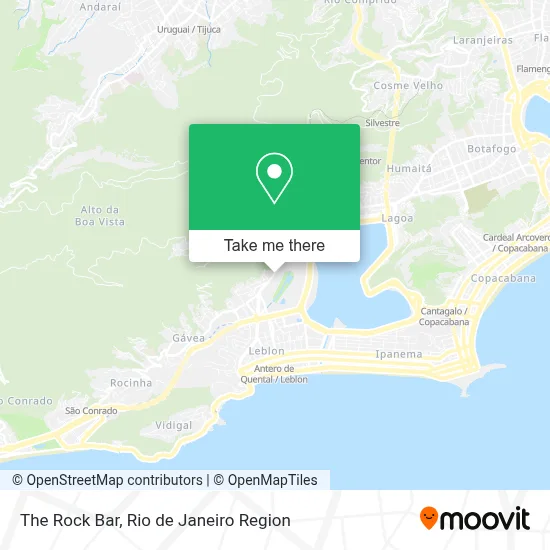 The Rock Bar map
