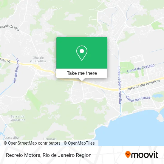 Recreio Motors map