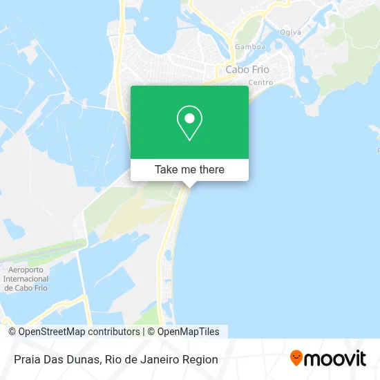 Praia Das Dunas map
