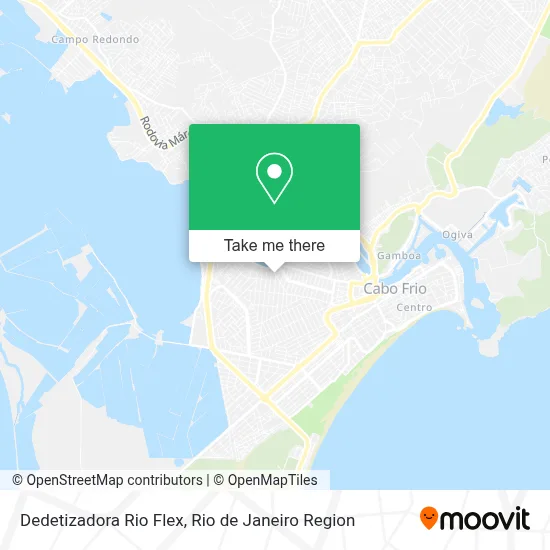 Dedetizadora Rio Flex map