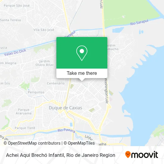 Achei Aqui Brechó Infantil map