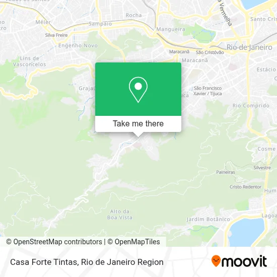 Casa Forte Tintas map