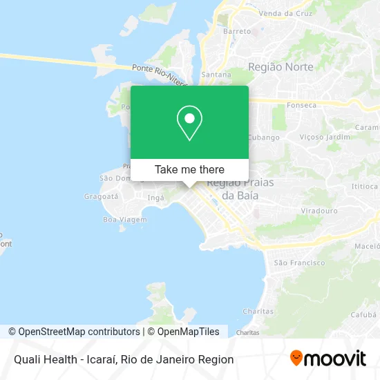 Quali Health - Icaraí map