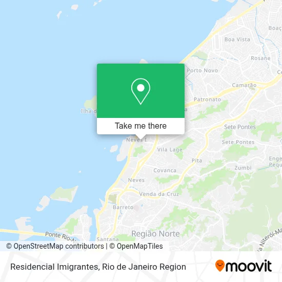 Residencial Imigrantes map